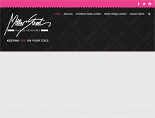 Tablet Screenshot of millerstreetdance.com